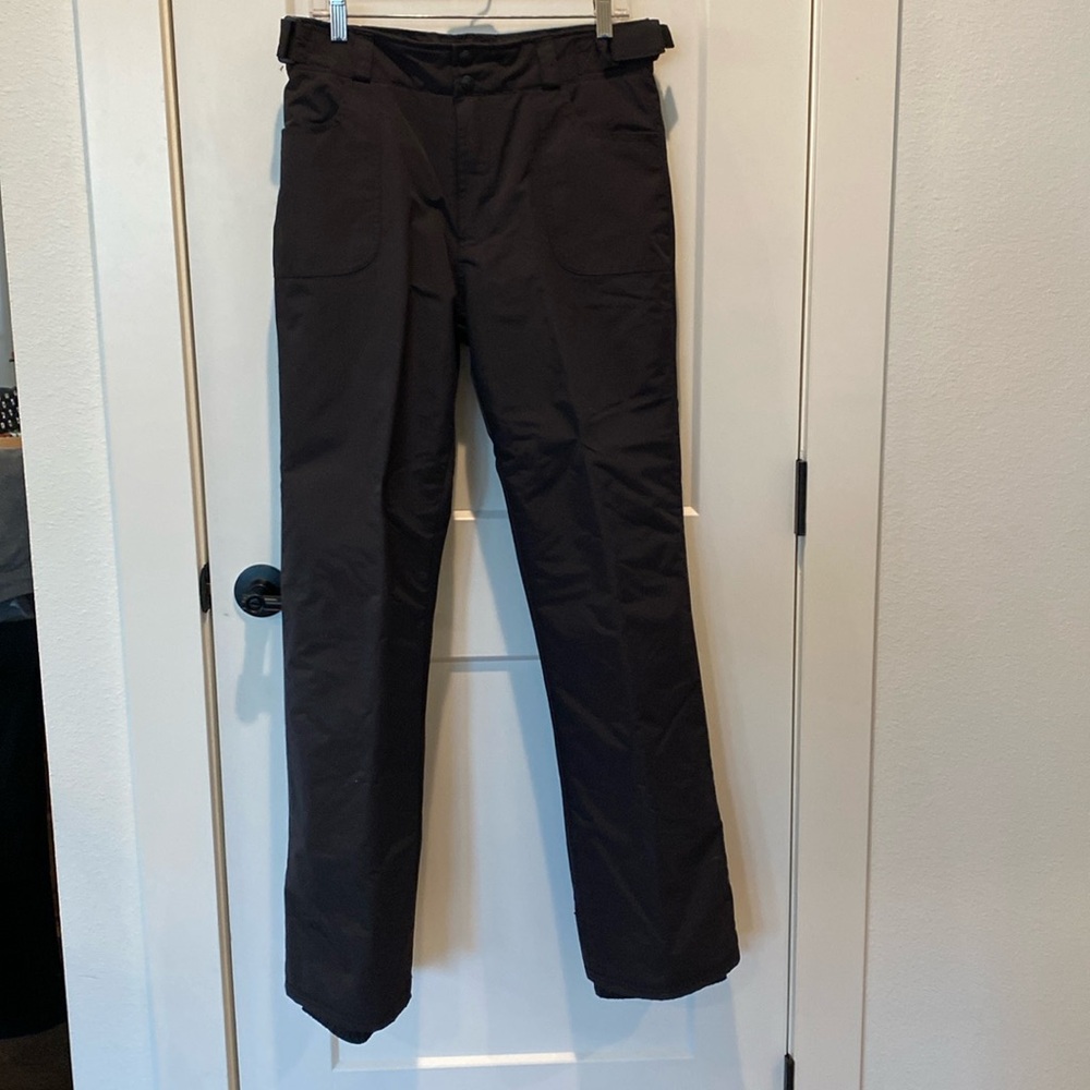 Mountain Tek Men’s Ski Pants. Black. Size Small. Adjustable Waist.